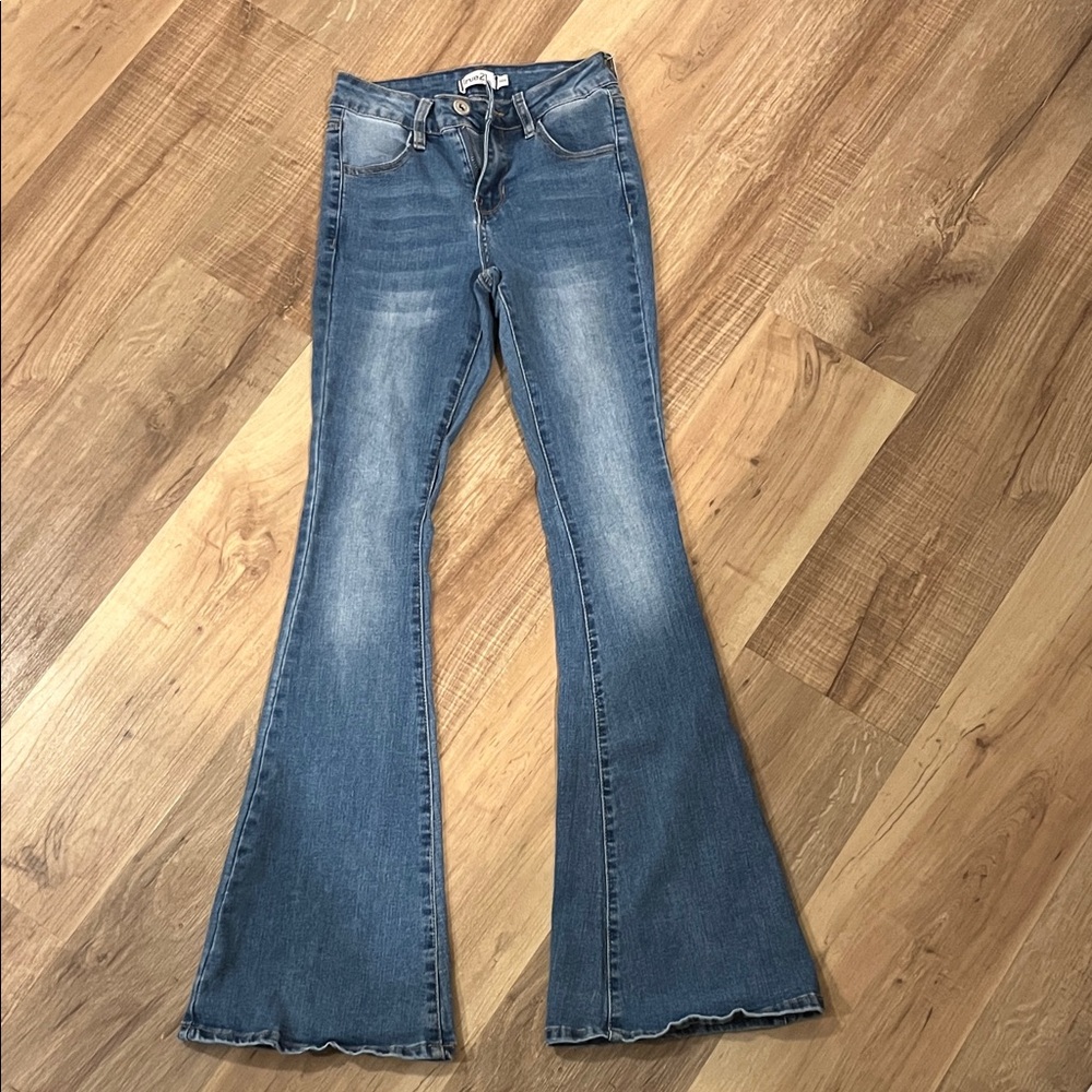 Women's Blue Flared Jeans